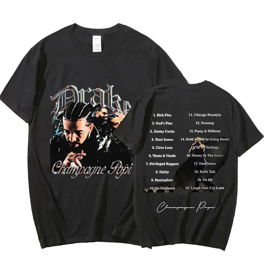 Rapper Drake 2023 New Albums T Shirt If You Are Reading This It Is Too Late Print T-Shirt Men Women Vintage High Quality T-shirt