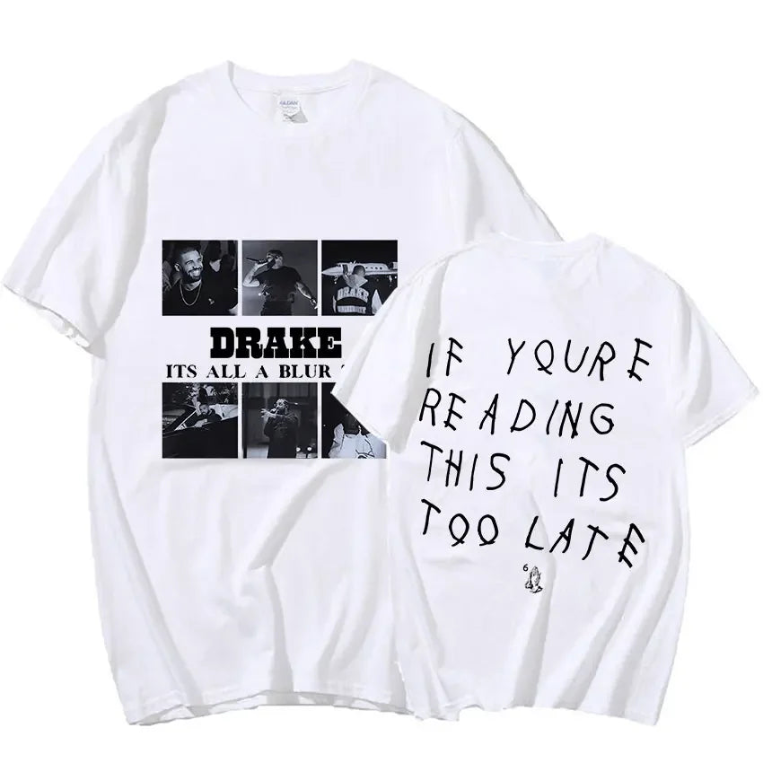 Rapper Drake 2023 New Albums T Shirt If You Are Reading This It Is Too Late Print T-Shirt Men Women Vintage High Quality T-shirt